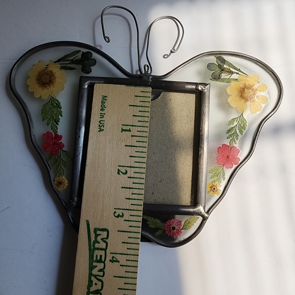 Pressed flower butterfly frame vintage - Picture 5 of 12